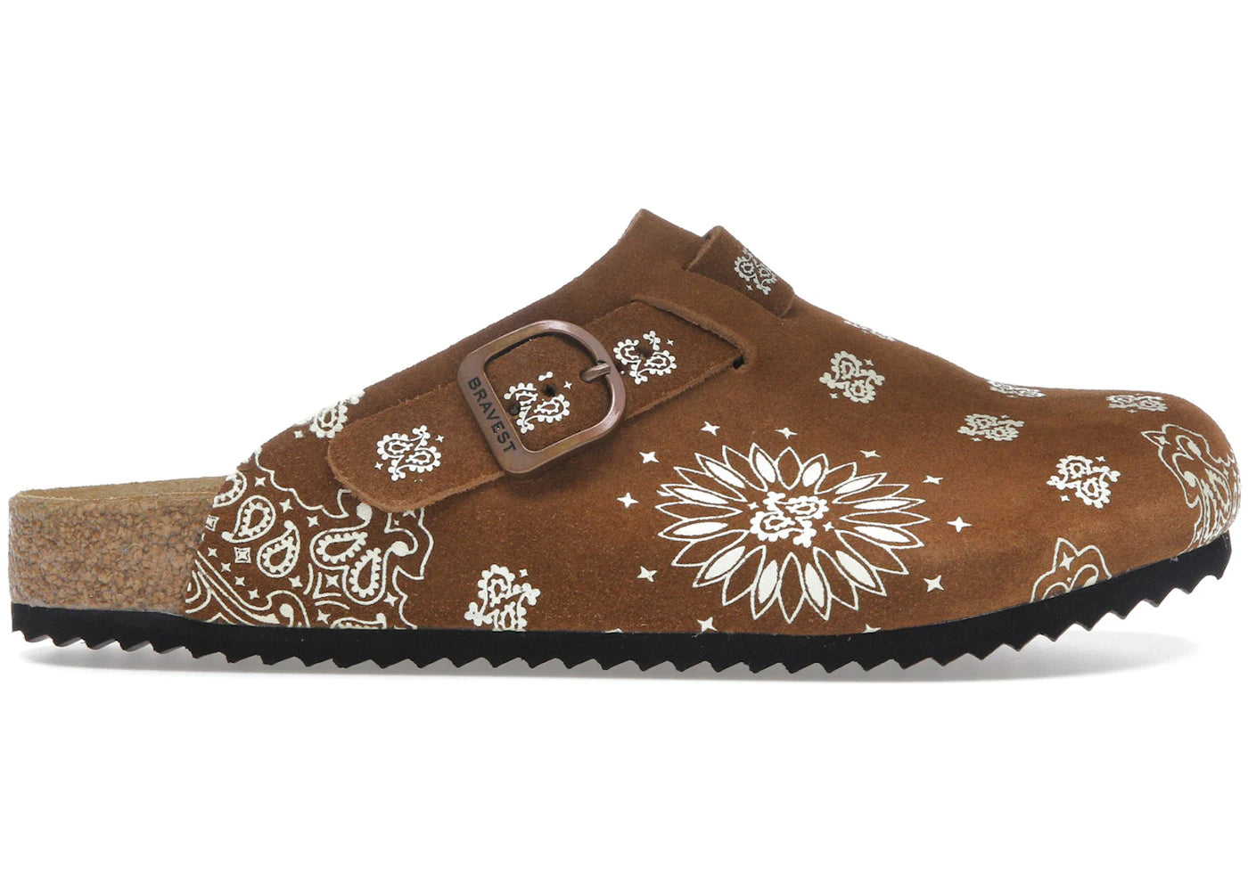 Bravest Studios Suede Paisley Clogs Hazel
