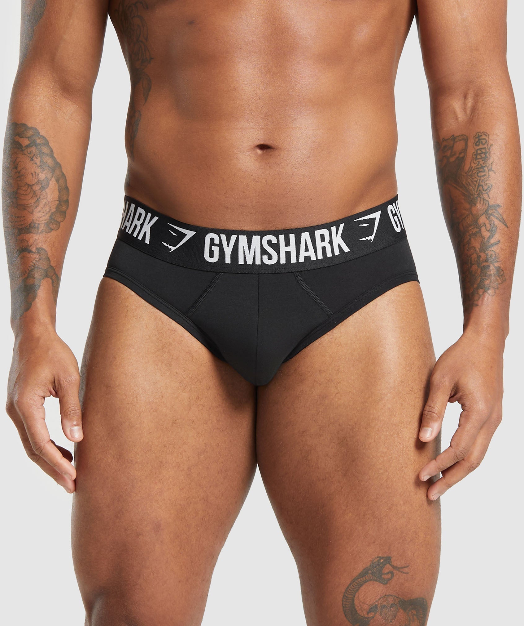 Gymshark Brief 3Pk Denim Grey