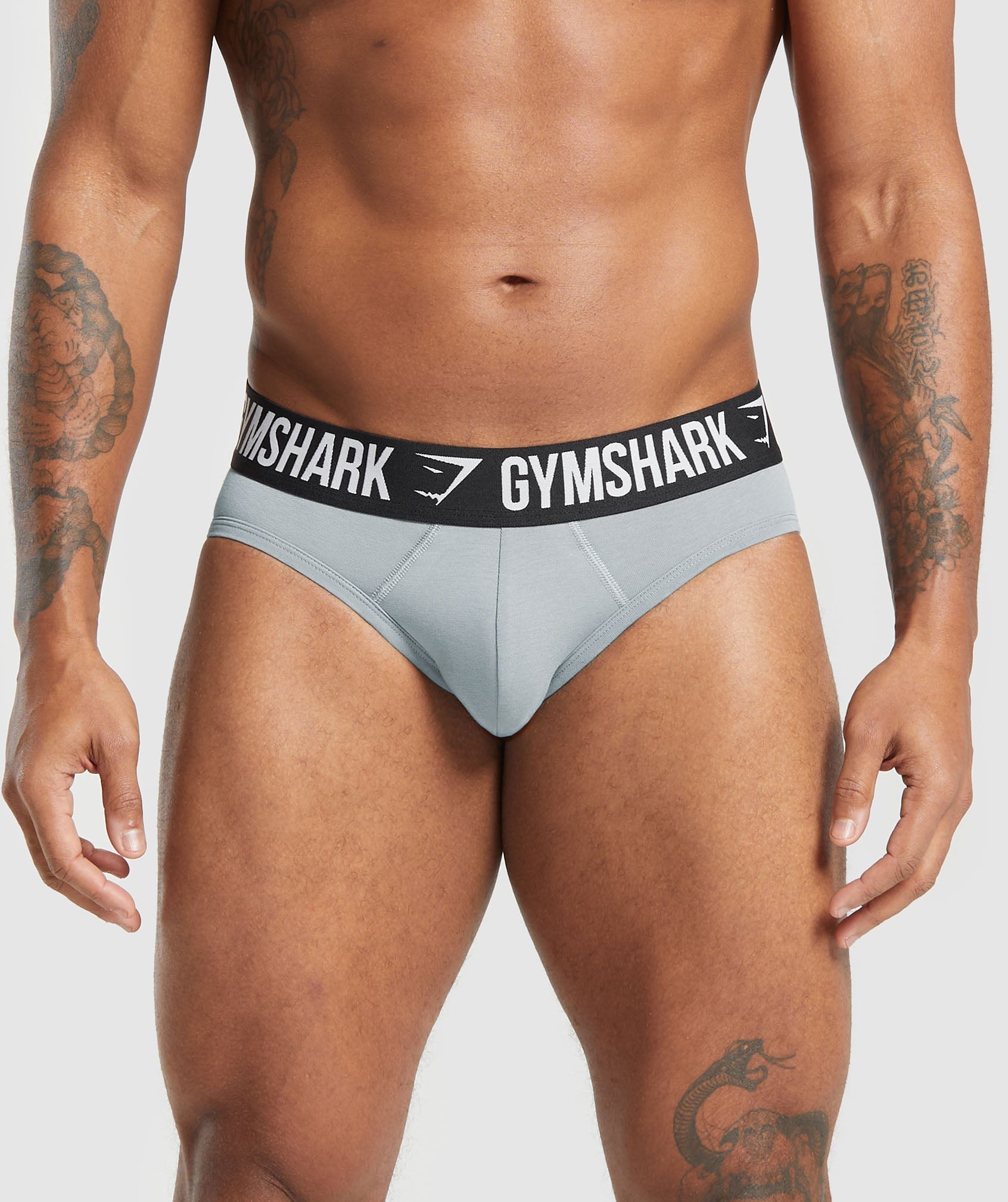 Gymshark Brief 3Pk Denim Grey