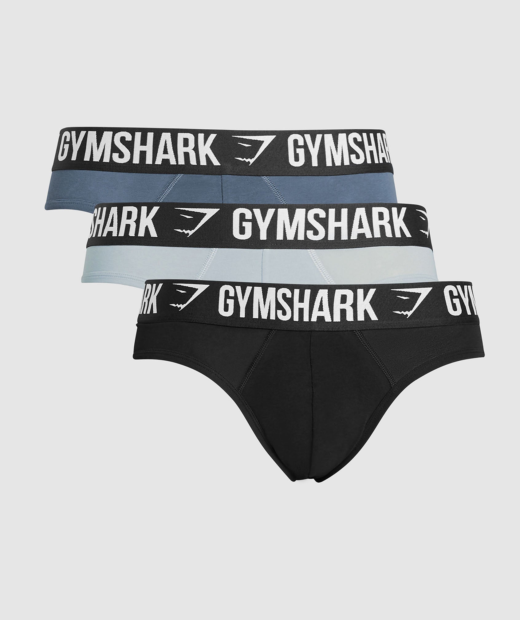 Gymshark Brief 3Pk Denim Grey