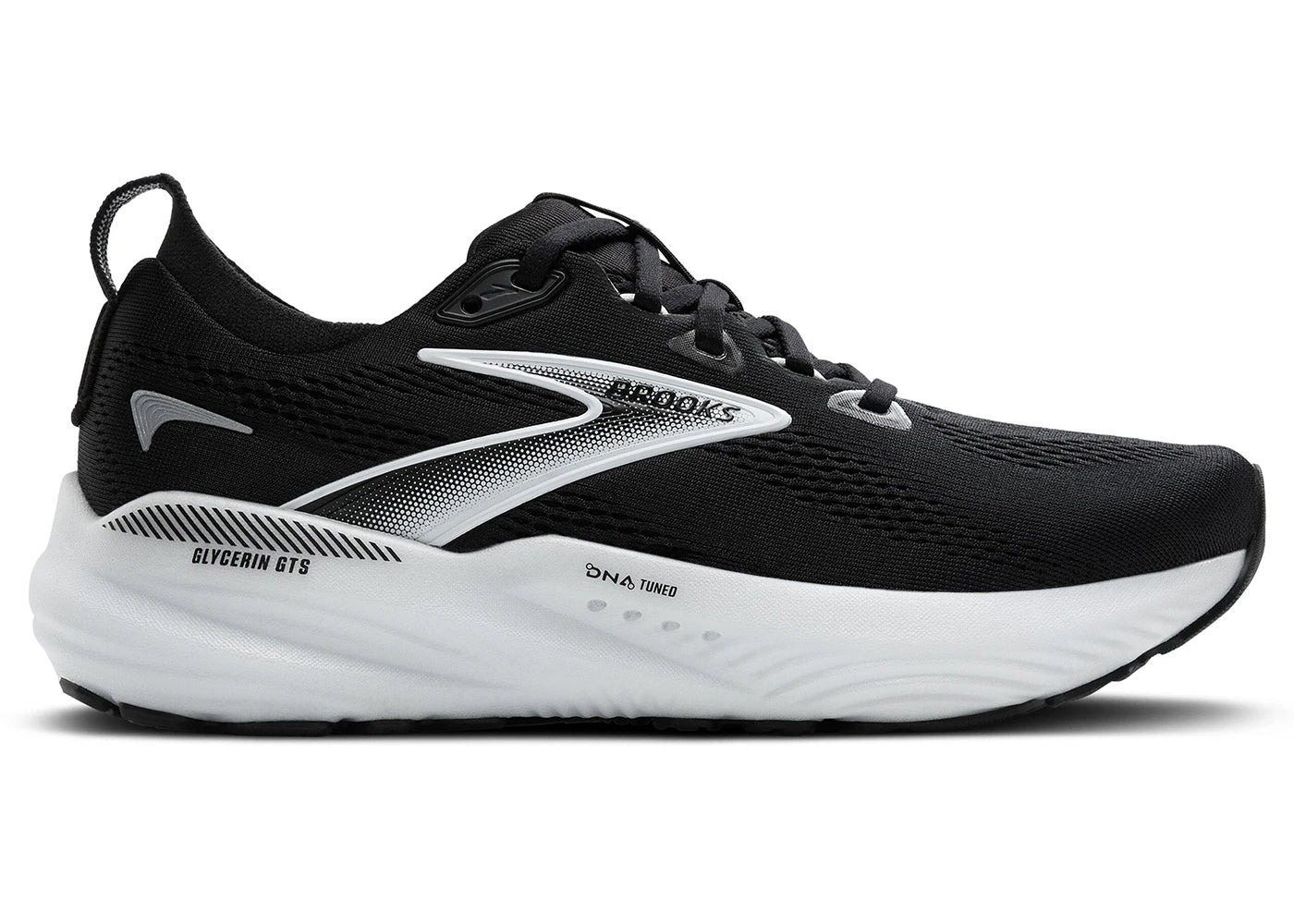 Brooks Glycerin Gts 22 Black Grey White