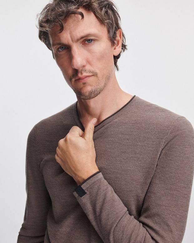 Rag & Bone Brooks Merino Wool Crewneck