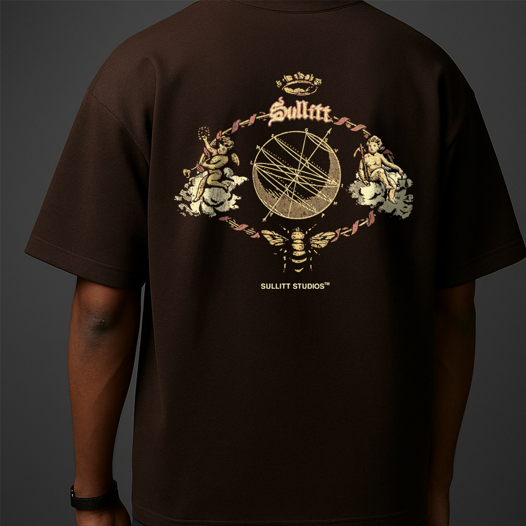Dark Brown Angel Tee