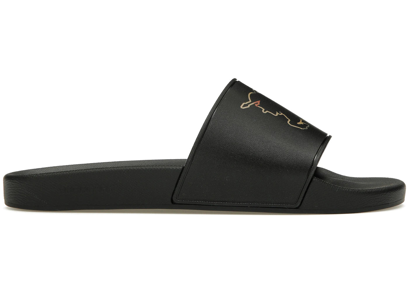 Burberry Check Ekd Motif Slide Black