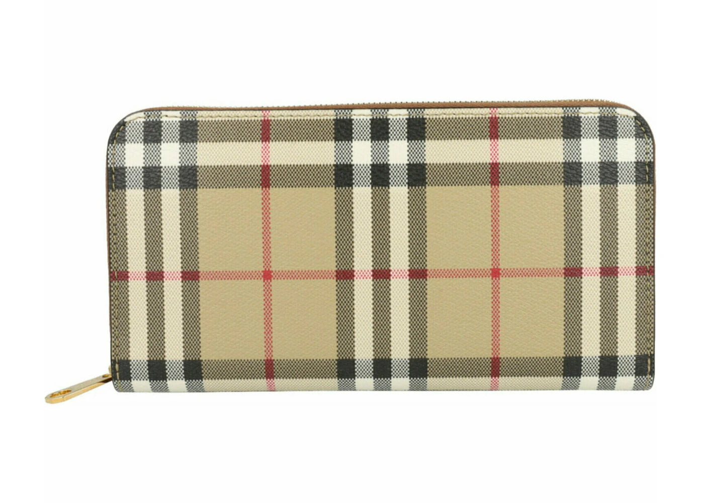Burberry Check Zip Wallet Archive Beige
