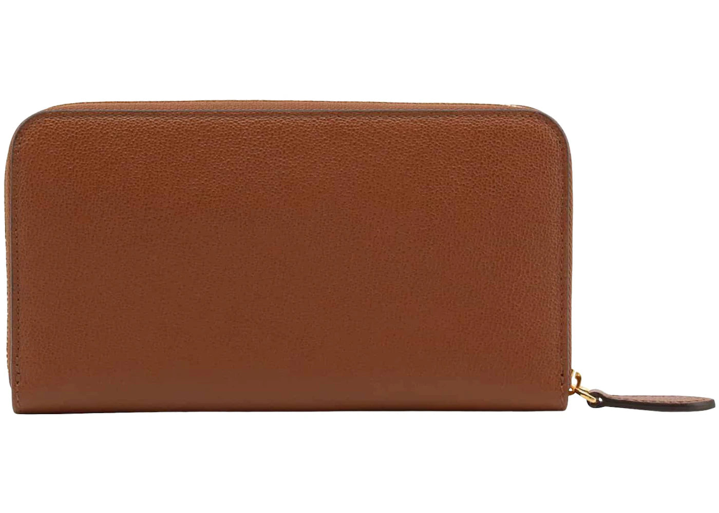 Burberry Embossed Leather Zip-Around Wallet Tan