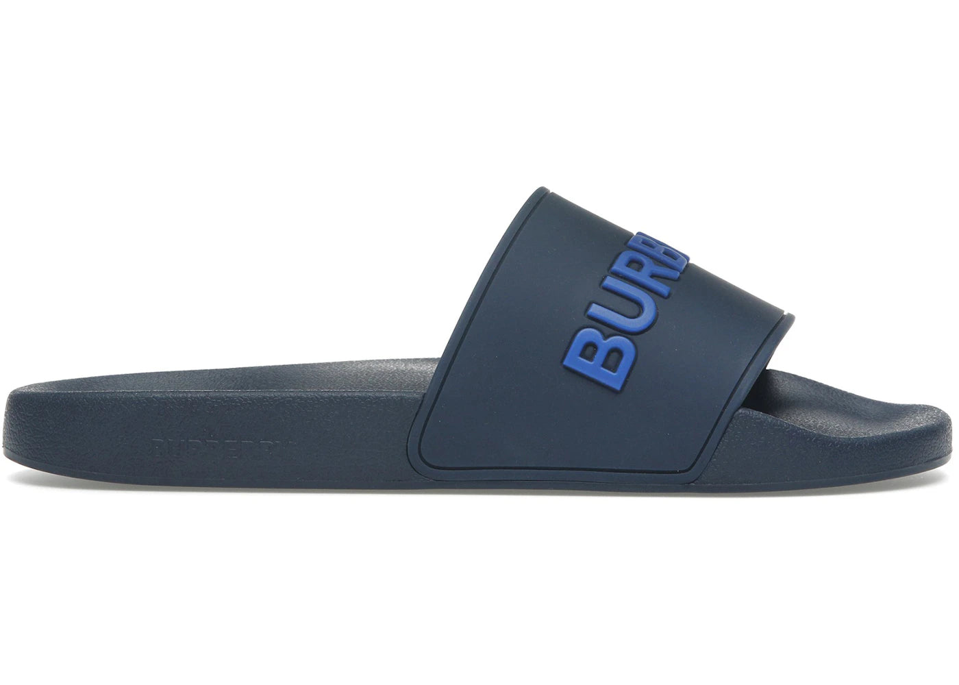 Burberry Embossed Logo Slide Blue