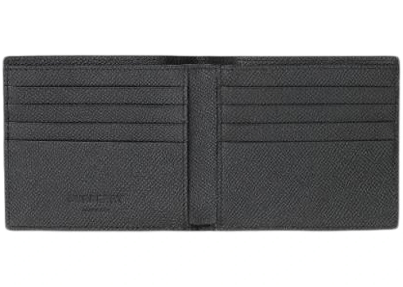burberry grainy leather international bifold wallet black 