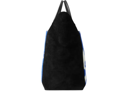 Burberry Large Shield Tote Blue/White