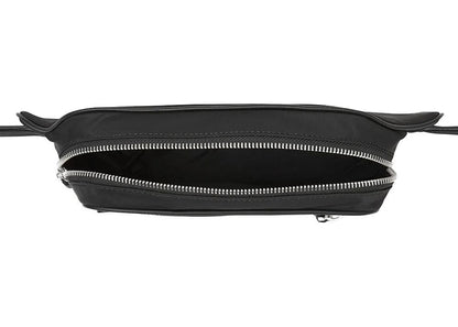 Burberry Logo Print Nylon Bum Bag Black