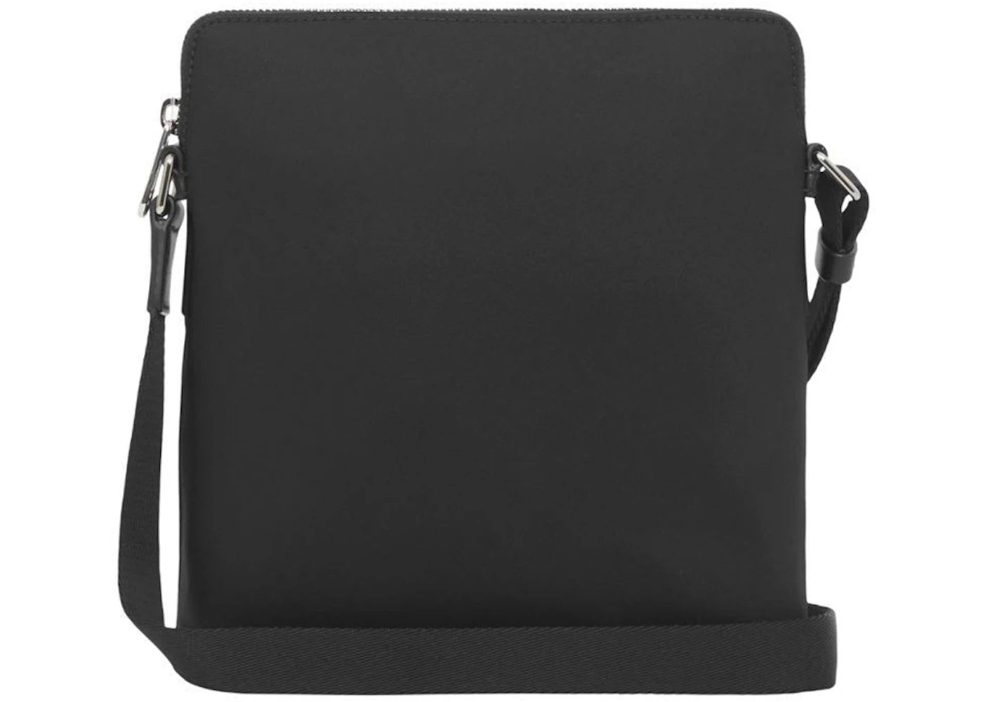 Burberry Logo Print Nylon Crossbody Bag Black
