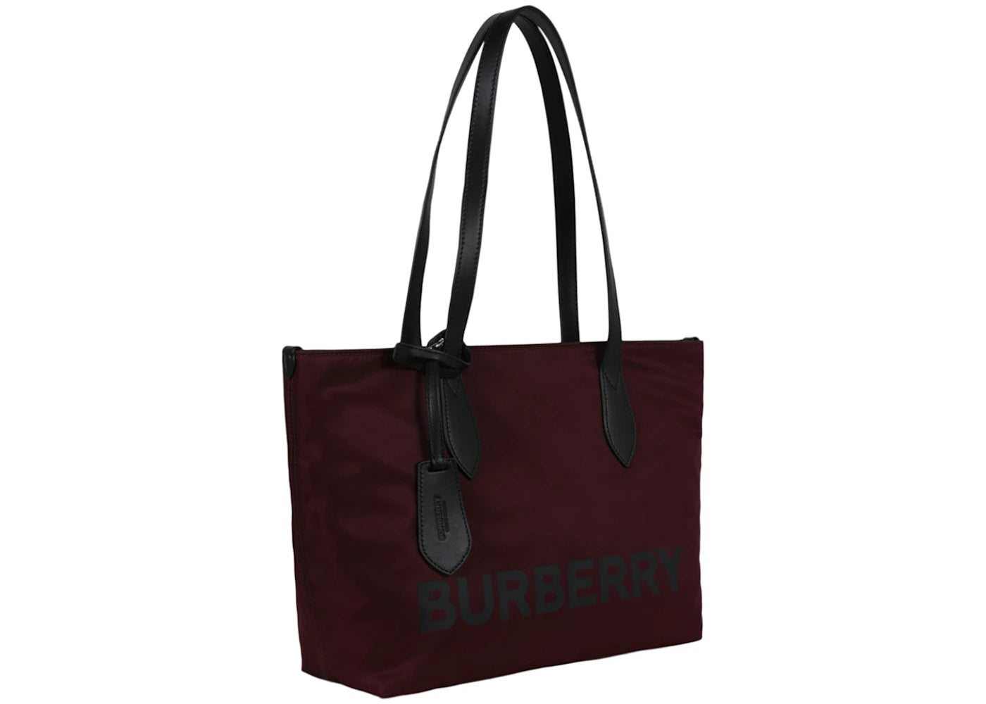 Burberry Logo Tote Burgundy