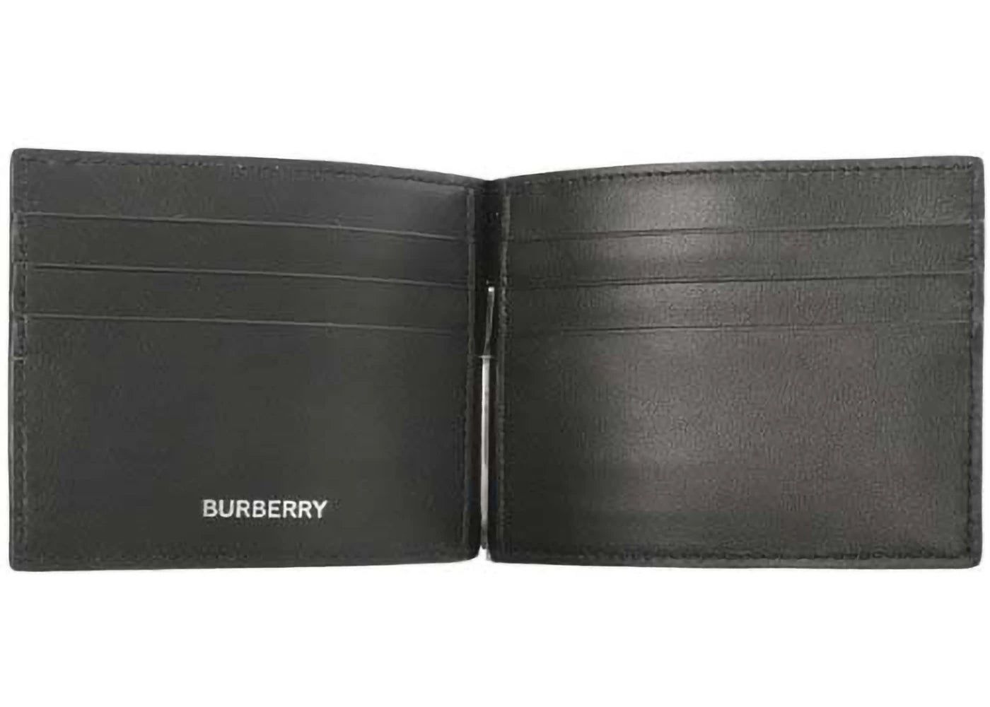 burberry money clip (80841761) wallet check beige 