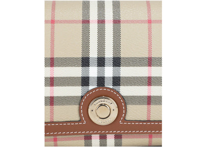 Burberry Note Bag Top Handle Briar Brown