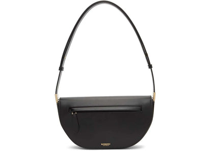 Burberry Small Olympia Leather Bag Black
