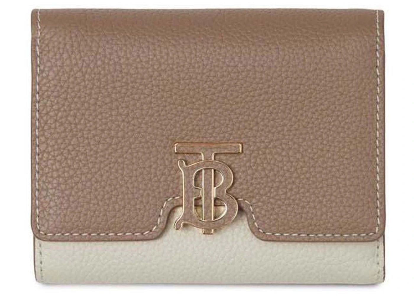 Burberry Tb Compact Wallet Camel/Abeige/ Warmtan