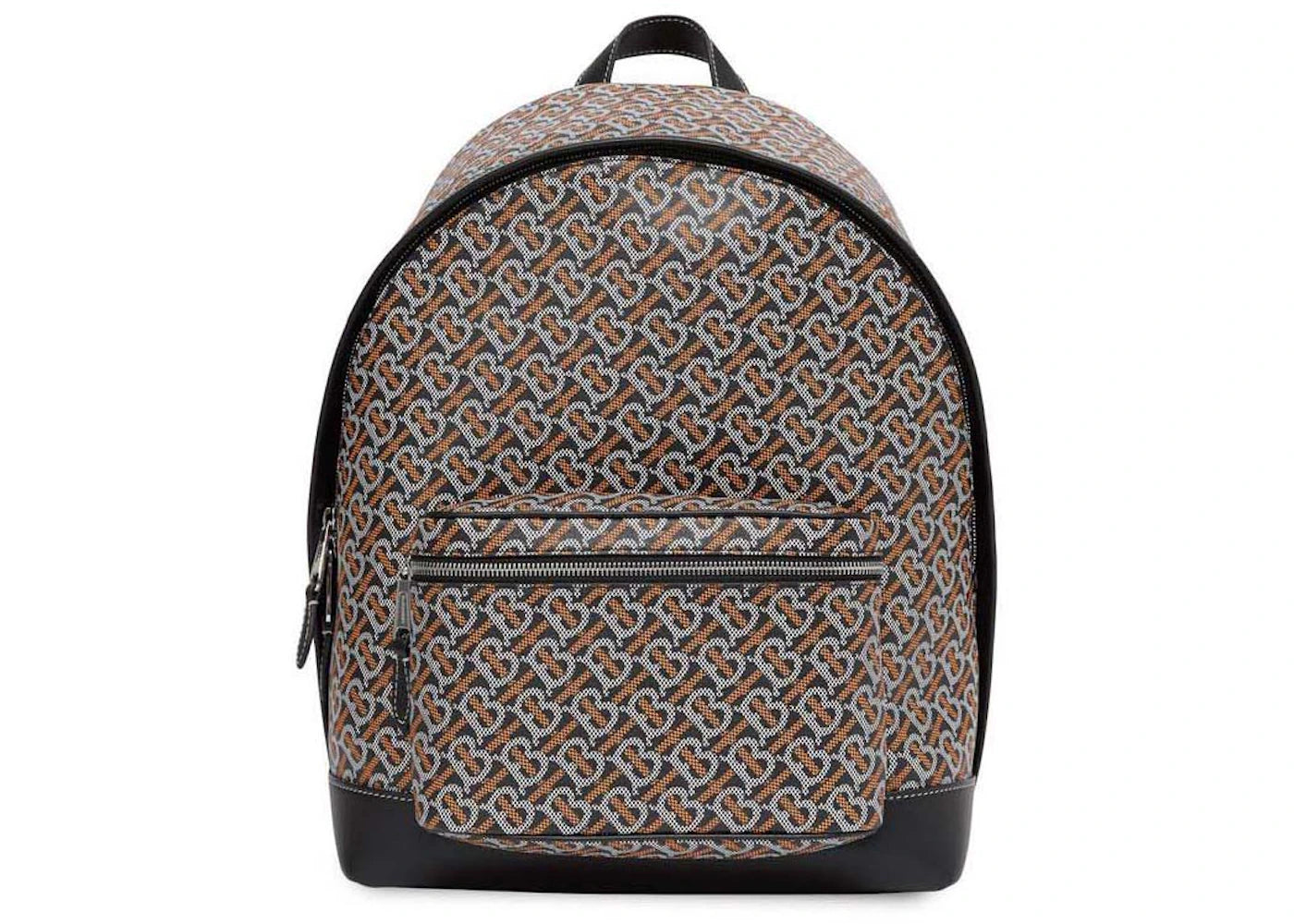 Burberry Tb Monogram-Print Backpack Black Multi