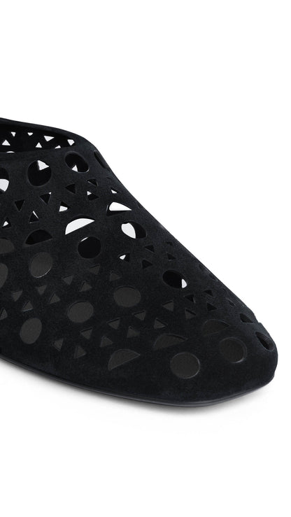 Alaïa Slippers Vienne In Suede Calfskin