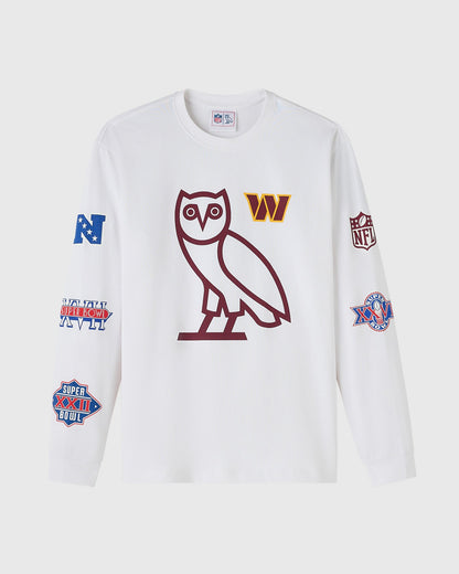 OVO Nfl Washington Commanders Long-Sleeve Tee