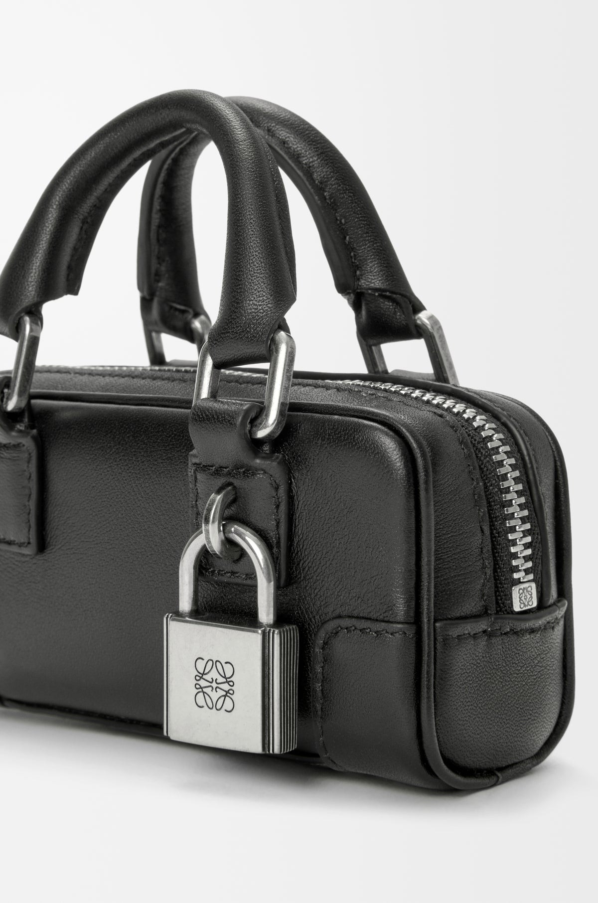 Loewe Amazona Nano in shiny calfskin