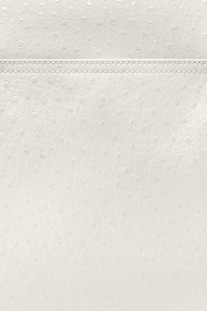 Ganni Egret Posy Bag In White Ostrich