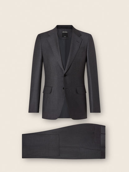 Zegna Dark Grey Trofeo Wool Suit