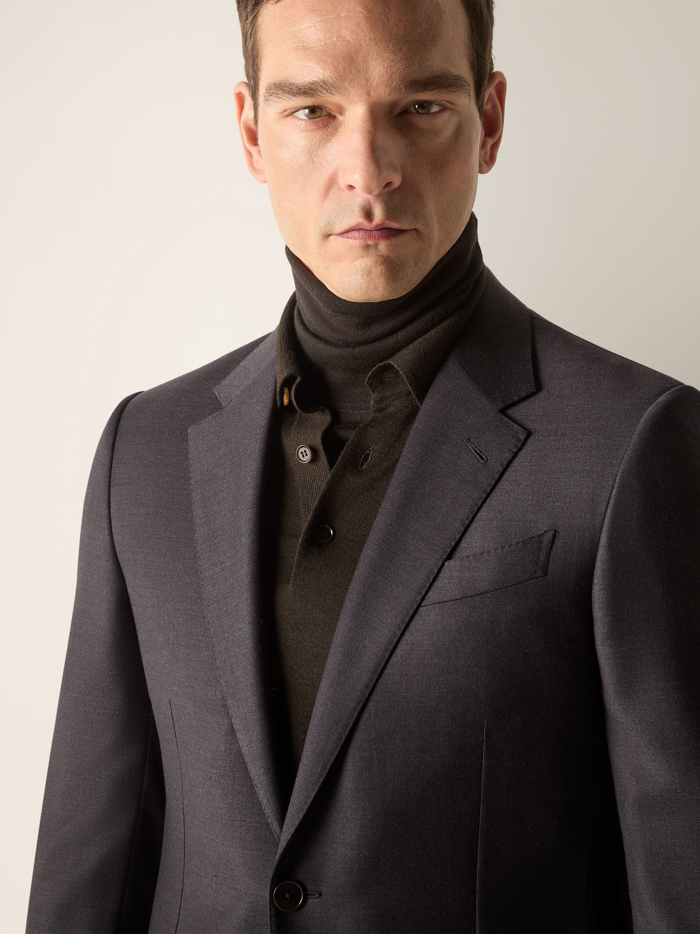Zegna Dark Grey Trofeo Wool Suit