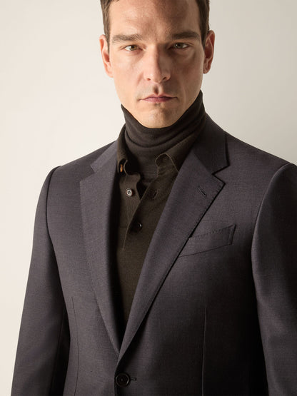 Zegna Dark Grey Trofeo Wool Suit