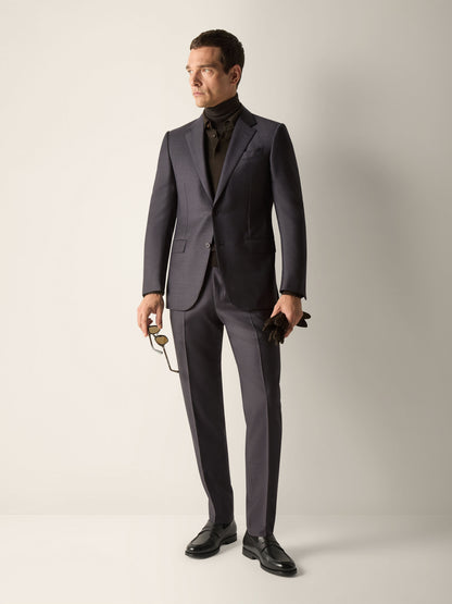Zegna Dark Grey Trofeo Wool Suit