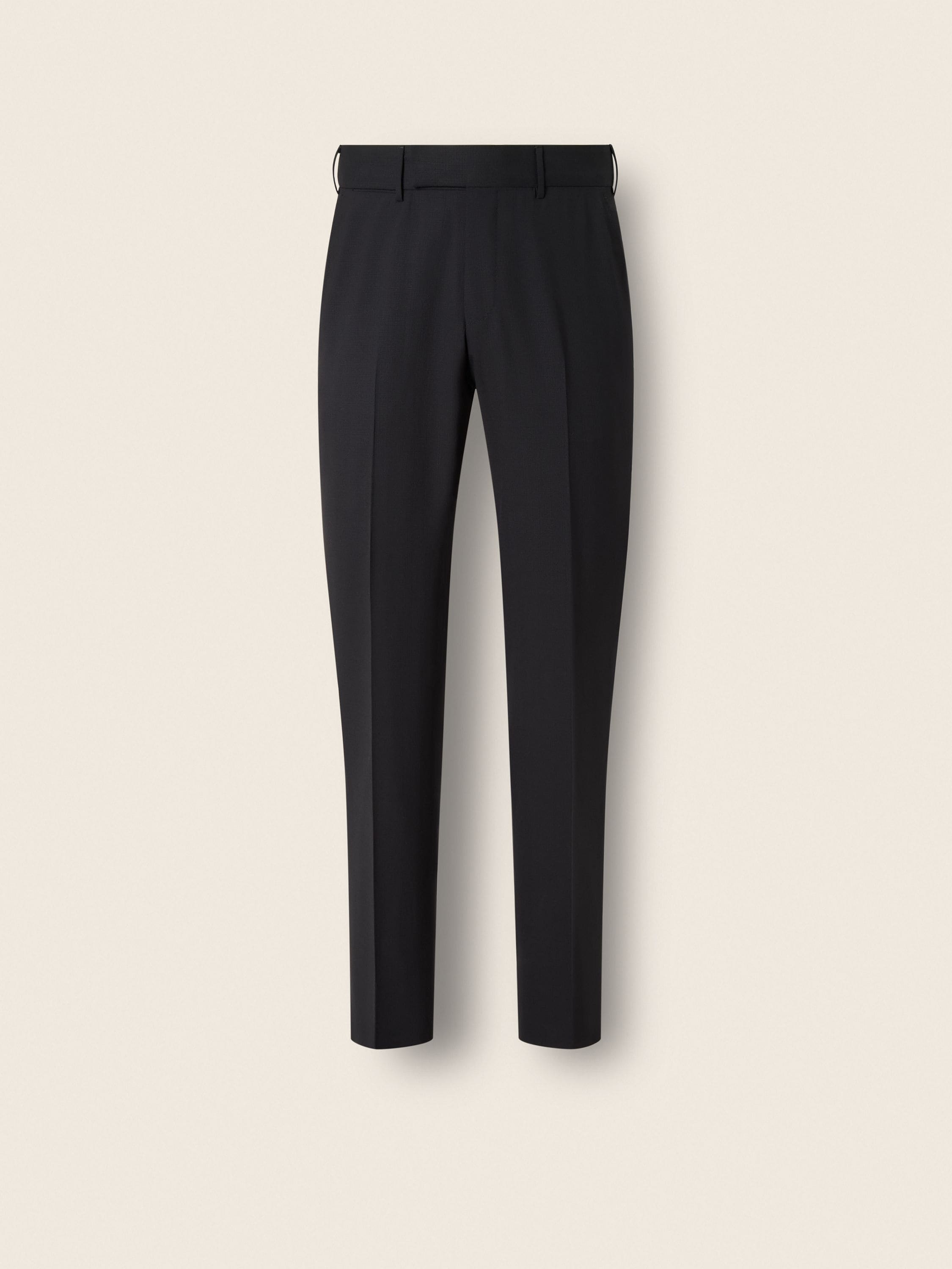 Zegna Black High Performance Wool Pants