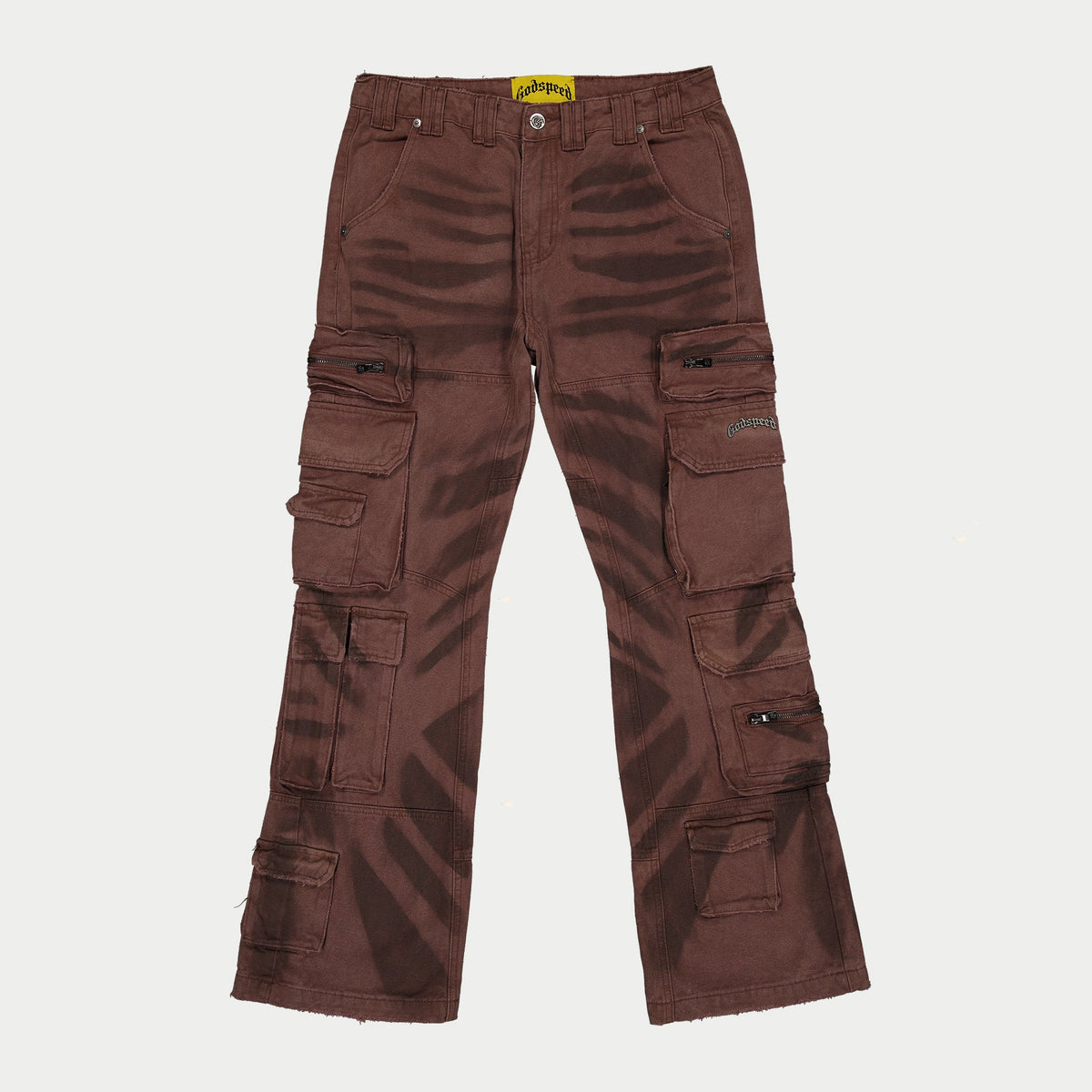 Godspeed Skidrow Flared Cargo Pants (Clay)