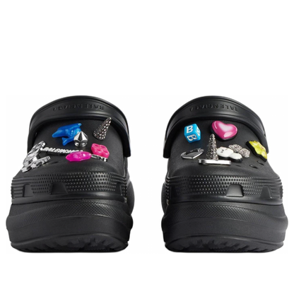 Balenciaga x Crocs Mule Black Multicolor Jibbitz (Women's)