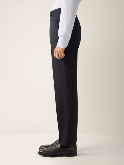 Zegna Navy Blue 15Milmil15 Wool Pants