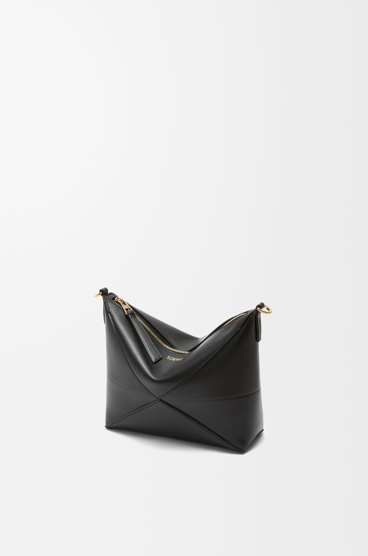 Loewe Puzzle Fold pouch in shiny nappa calfskin