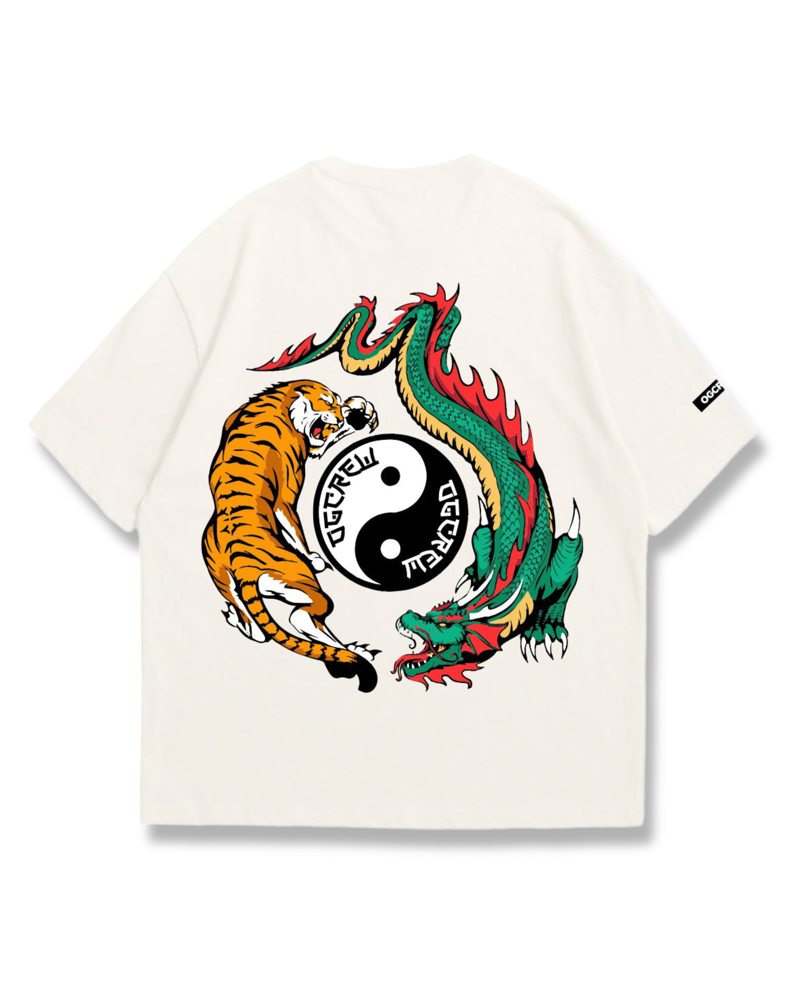 OFF WHITE DRAGON TIGER T-SHIRT