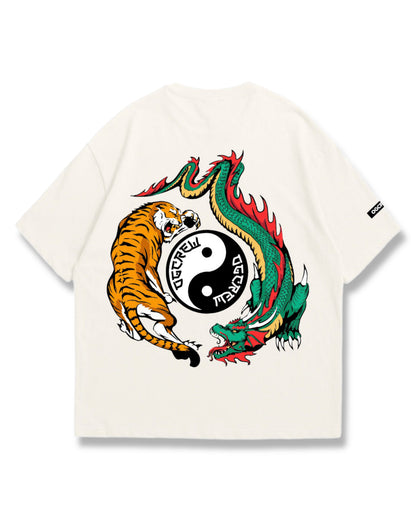 OFF WHITE DRAGON TIGER T-SHIRT