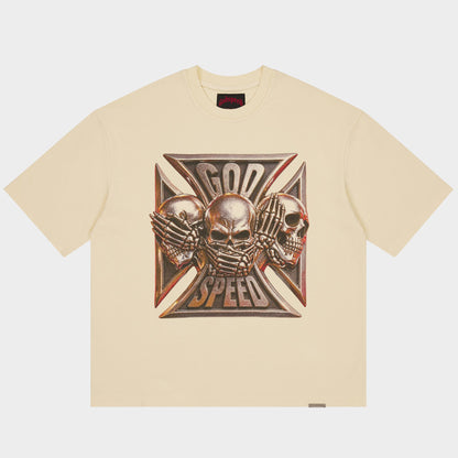 Godspeed Omerta T-Shirt (Bone)