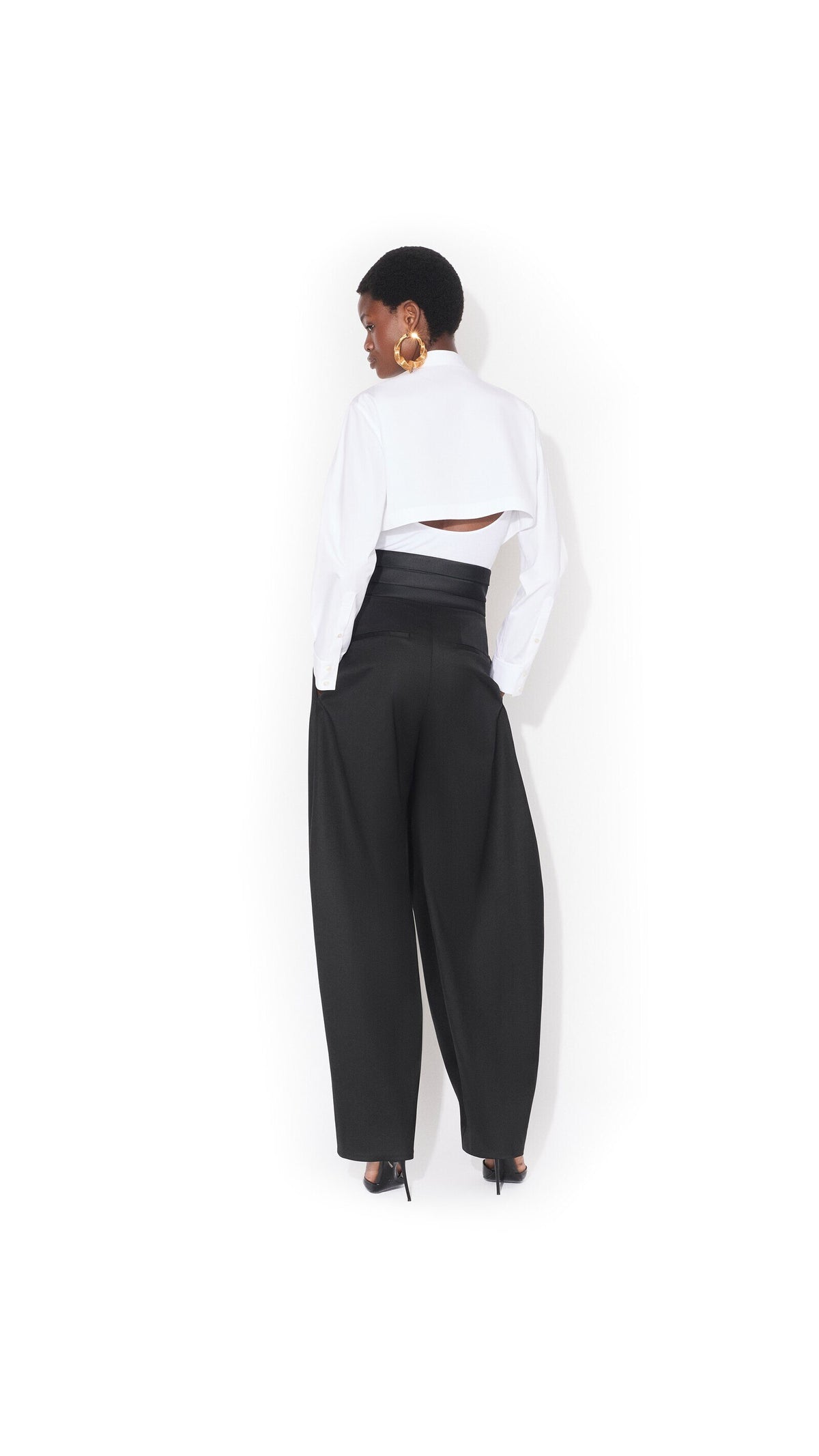 Alaïa Layer Cotton Poplin Shirt