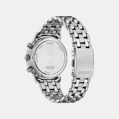 Citizen Men Quartz Black Dial Chronograph Stainless Steel Watch Ca4630-53E