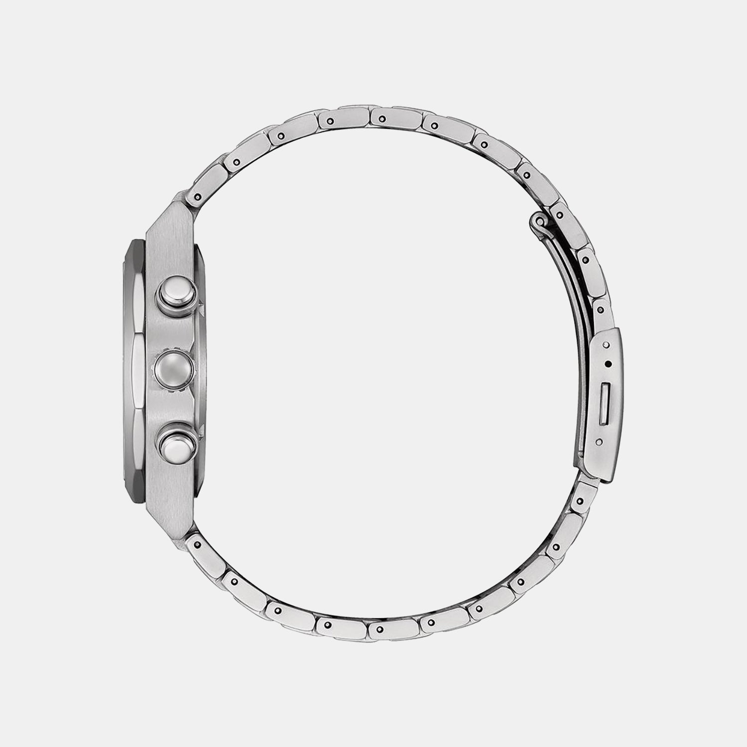 Citizen Zenshin Men Quartz Silver Dial Chronograph Titanium Watch Ca4690-51A