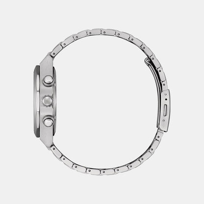 Citizen Zenshin Men Quartz Silver Dial Chronograph Titanium Watch Ca4690-51A