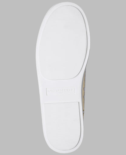 KarlLagerfeld Cambria cate pin metallic sneaker mule gold