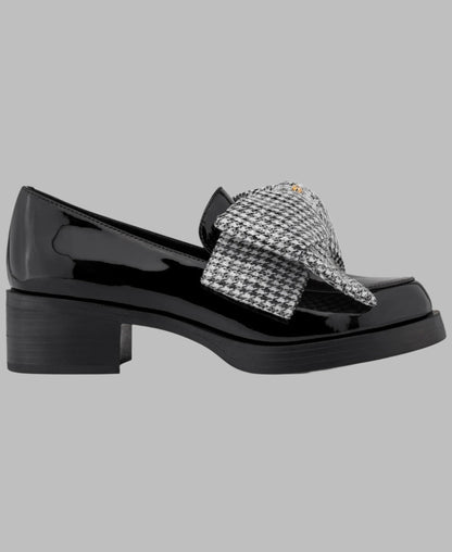 KarlLagerfeld Camila loafers with printed bow black