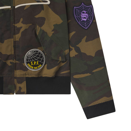 Sp5der R-05 CAMO Script Bomber Jacket