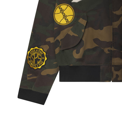 Sp5der R-05 CAMO Script Bomber Jacket