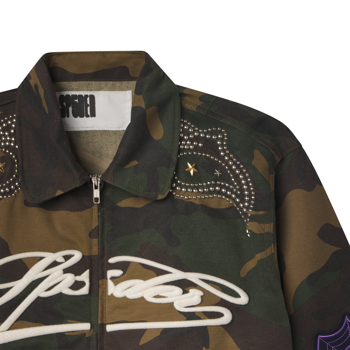Sp5der R-05 CAMO Script Bomber Jacket