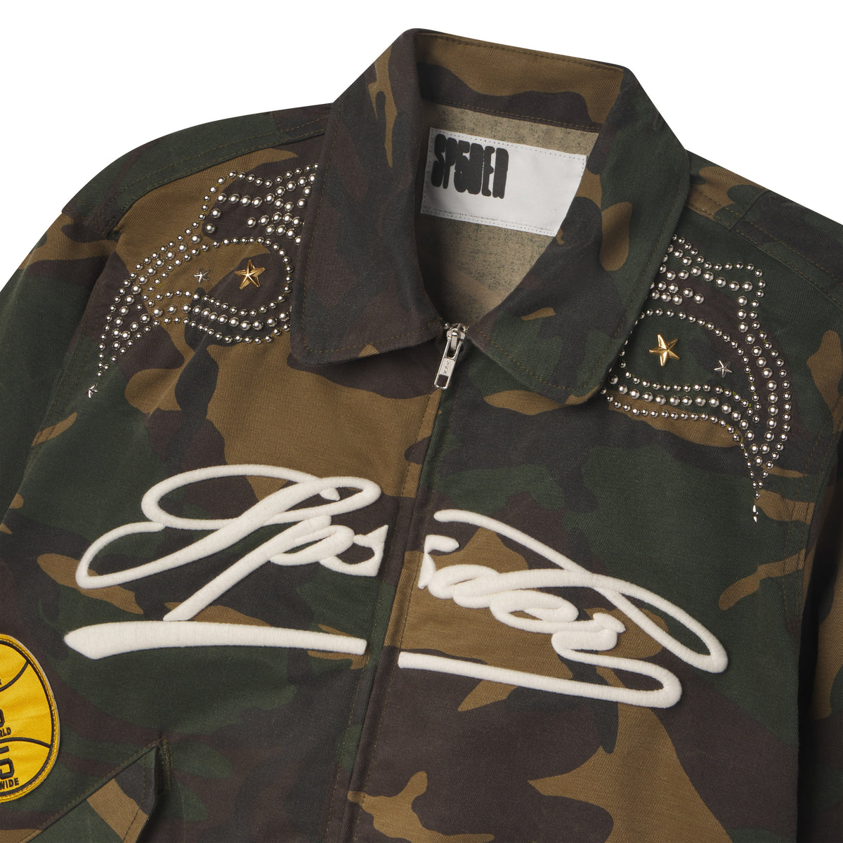 Sp5der R-05 CAMO Script Bomber Jacket