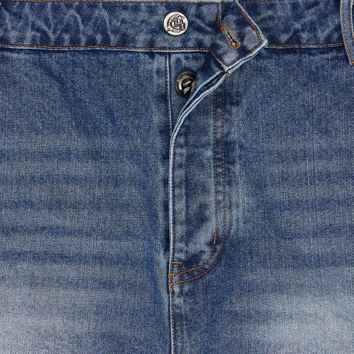 Godspeed Utility Denim Shorts (Blue / Black)