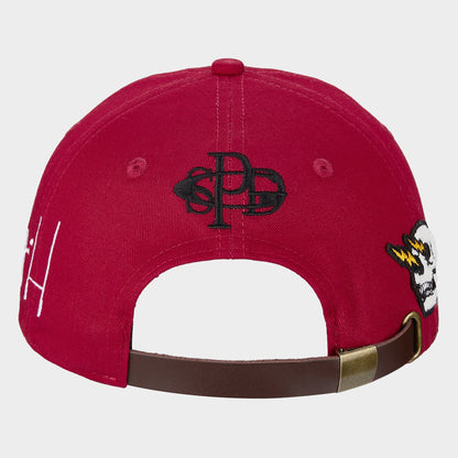 Godspeed Rugby Home Team Dad Hat (Red / Navy)