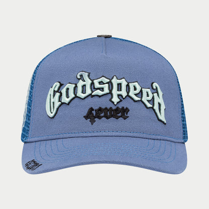 Godspeed Gs Forever Trucker Hat (Triple Blue)